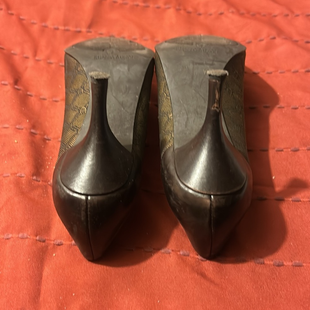 Leather Upper Monogrammed Pointed Toe - image 4